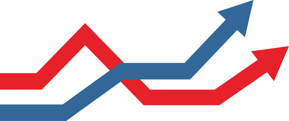 image of two arrows graphic