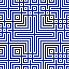 Abstract lines Maze generative art background art illustration