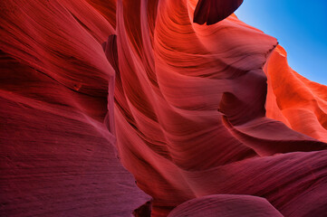 Sandstone patterns, Antelope Canyon, Navajo Nation, Arizona, USA