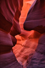 Sandstone patterns, Antelope Canyon, Navajo Nation, Arizona, USA