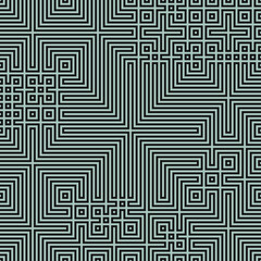 Abstract lines Maze generative art background art illustration