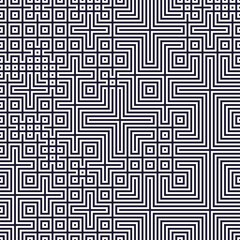 Abstract lines Maze generative art background art illustration