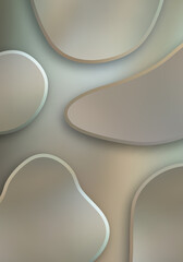 Abstract metallic background. Silver smooth texture.