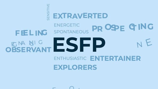 ESFP MBTI personality category word topic animation video