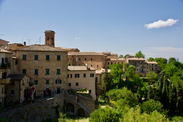 Fototapeta na wymiar Panoramic view in Volterra