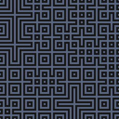 Abstract lines Maze generative art background art illustration