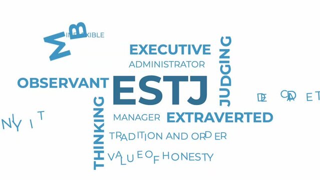 ESTJ MBTI personality category word topic animation video