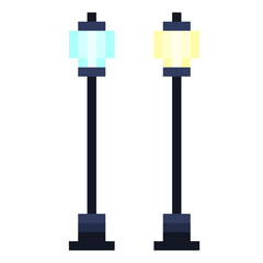 Editable Vector graphic of Road Lamp. Good for clipart, sticker, icon, presentation, game, etc.
