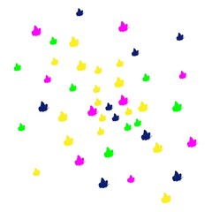 trendy butterfly logo design vector template