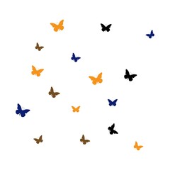 trendy butterfly logo design vector template