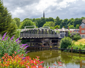 Hayhurst Bridge at Northwich on a cloudy day