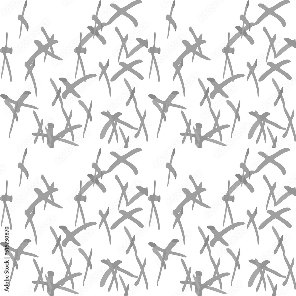 Poster grayscale monochrome background.graphite pencil or gray marker simple shapes. geometric abstract sea