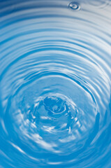 Blurry close up view of water surface. Abstract water background.
