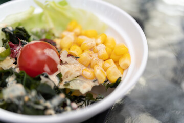 美味しそうなサラダ