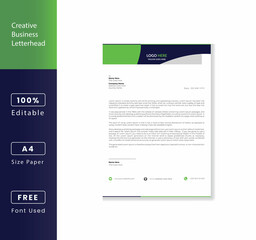 Creative Stationery Letterhead Design Template