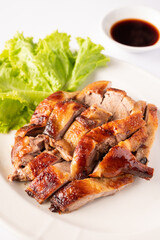 Roasted duck and vegetables, Hong kong style 