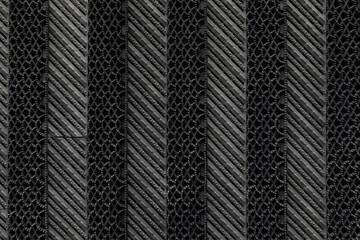 black and gray plastic texture close up