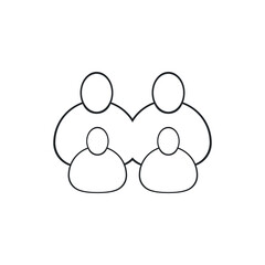 Family concept. Relationship between people. Customer service, social media. 