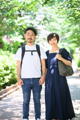 Obraz premium 年の差カップル