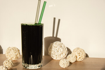 Blue-green algae Chlorella and spirulina powder, dietary supplement for Vegan, Vegetarian or Plant...