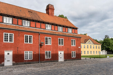 historical buildings at Kastellet fortification, Copenhagen