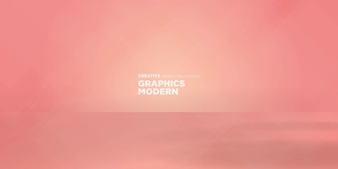 Fototapeta premium Abstract background products display soft pink scene with platform. background 3d rendering with podium. stand to show products. Stage showcase on pedestal display studio background.Eps 10 vector