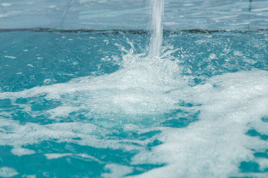 water splash in pool © rangga