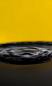 Black Oil Water Drop