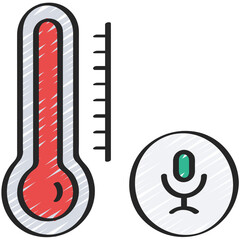 Voice Temperature Control Icon