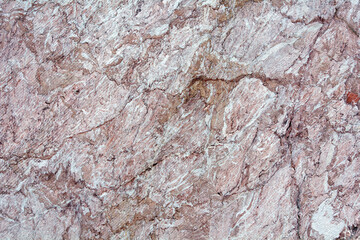 Stone texture during the development of an old marble quarry near the village of Artyshta