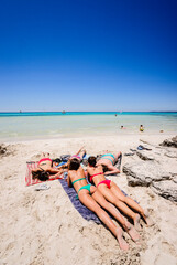 Es Trenc beach. Mallorca. Islas Baleares. Spain.
