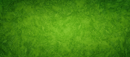 Artistic Marble Stone Concrete Vibrant Dark Green Banner Texture Abstract Background