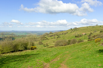 Deerleap Car Park, Mendip Hills, Somerset, England