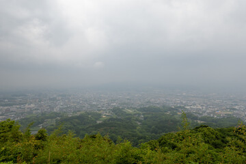 Naklejka premium 岩屋城からの眺め