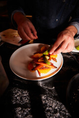 chef preparing food