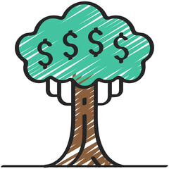 Money Tree Icon