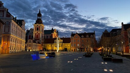 Fototapeta na wymiar Centre ville de Poznan 