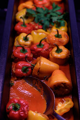 Paprika aus dem Ofen