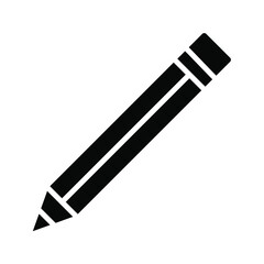 Pencil flat icon. vector illustration