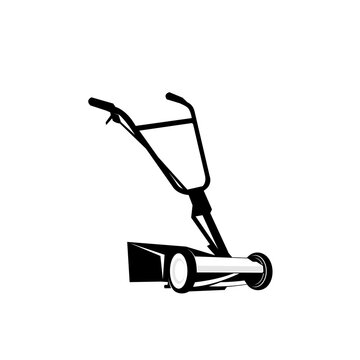 recommend clip art: lawn mower logo design silhouette