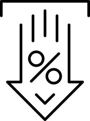 Loan Related Vector Line Icon. Contains such Icon as Interest Rate, Investment Plan, Percentage Diagram and more. Pixel Perfect.