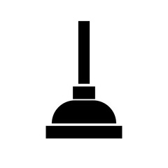 Plunger icon. Force cup icon. Vector.