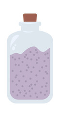 Test tube with liquid icon. Vector illustration