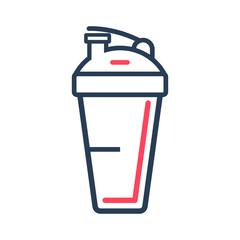 Bottle, shaker, sport icon