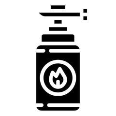 BURNER glyph icon,linear,outline,graphic,illustration