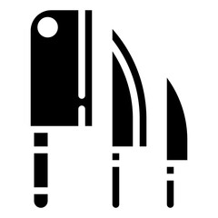 KNIVES glyph icon,linear,outline,graphic,illustration
