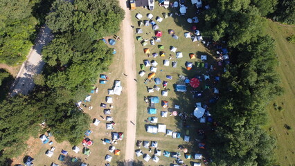Tents Camping area, Beautiful natural place, Kocaeli / Turkey