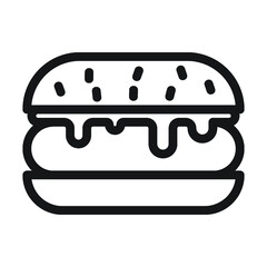 Burger, cheeseburger, hamburger icon