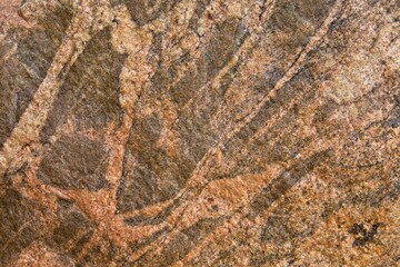 Closeup of rock patterns at Pikhtiniemi, Finland.
