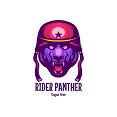 Rider Panther Character Logo